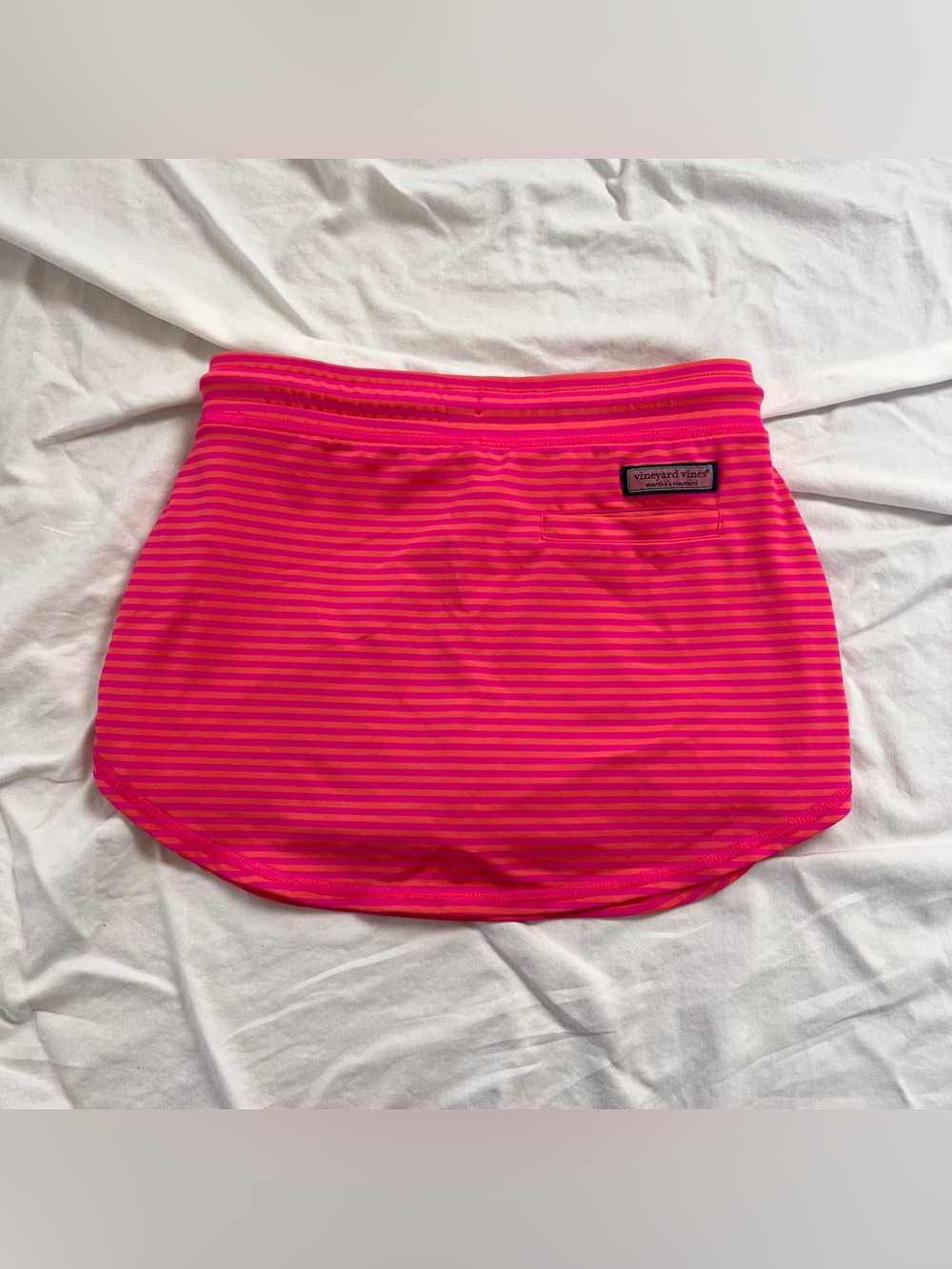 Vineyard Vines Girls Striped Sankaty Skort // size M (10-12)